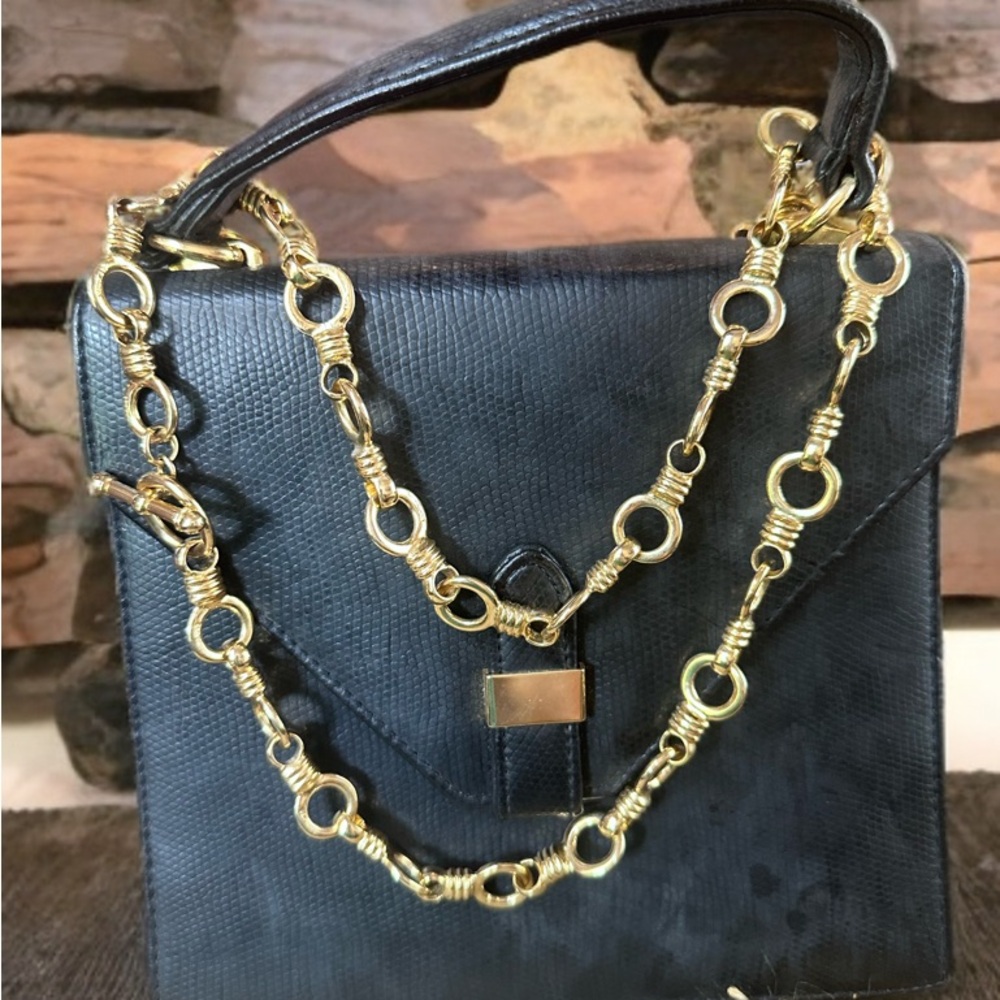 Ben-Amun Gold Chain Necklace Classic Statement Piece - Picture 7 of 10